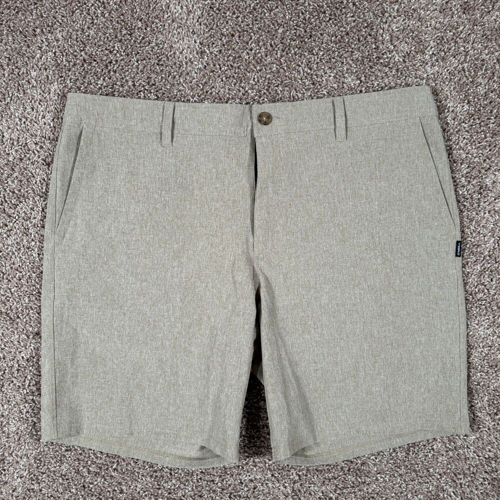 O Neill MENS SIZE 40 Reserve Hybrid Shorts Swim Causal Beige